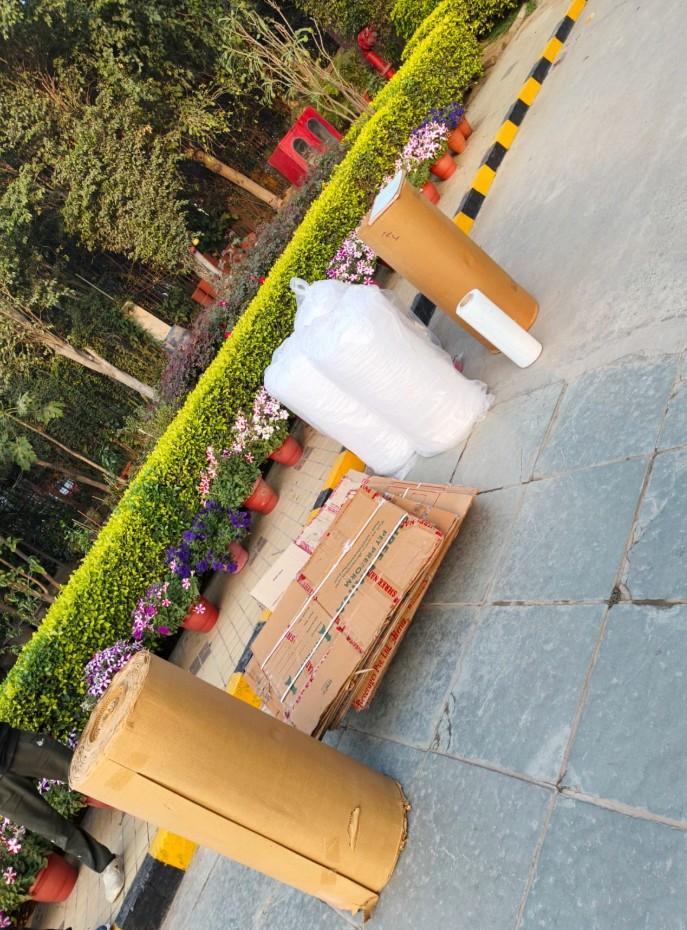 Packing material used by movers